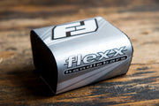 Flexx Handlebar damper pads available in sliver. 