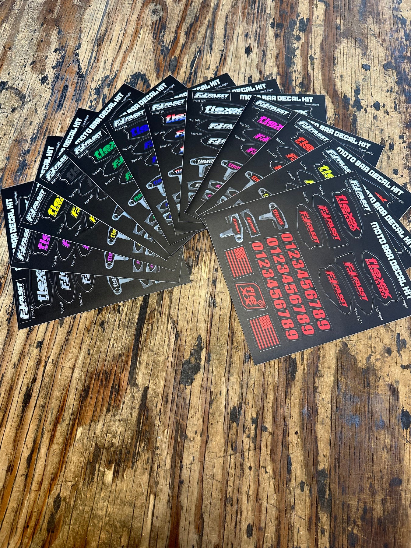 Flexx Handlebar Sticker Sheets – Fasst Company