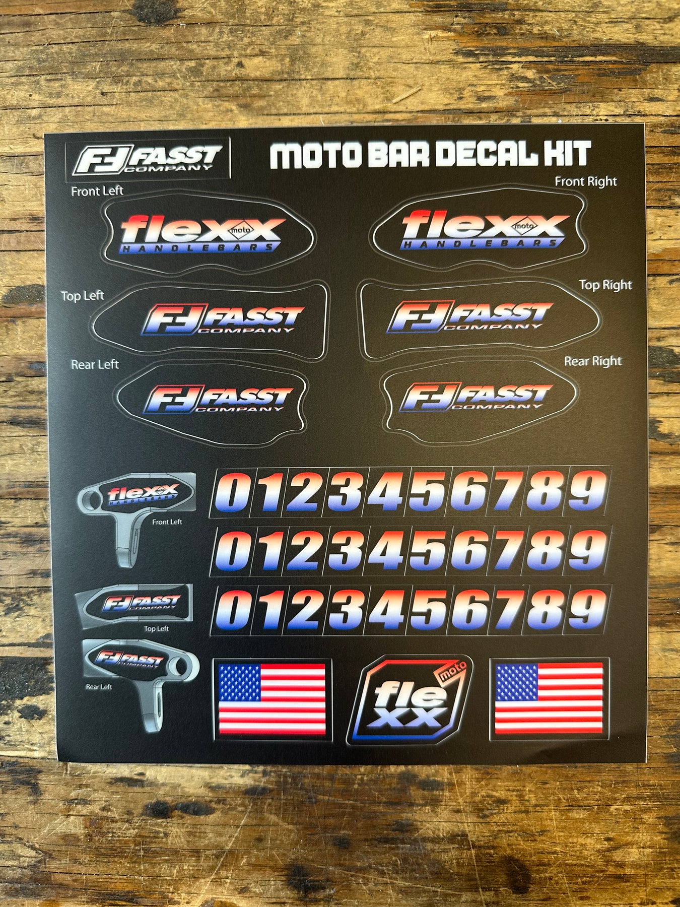 Flexx Handlebar Sticker Sheets – Fasst Company