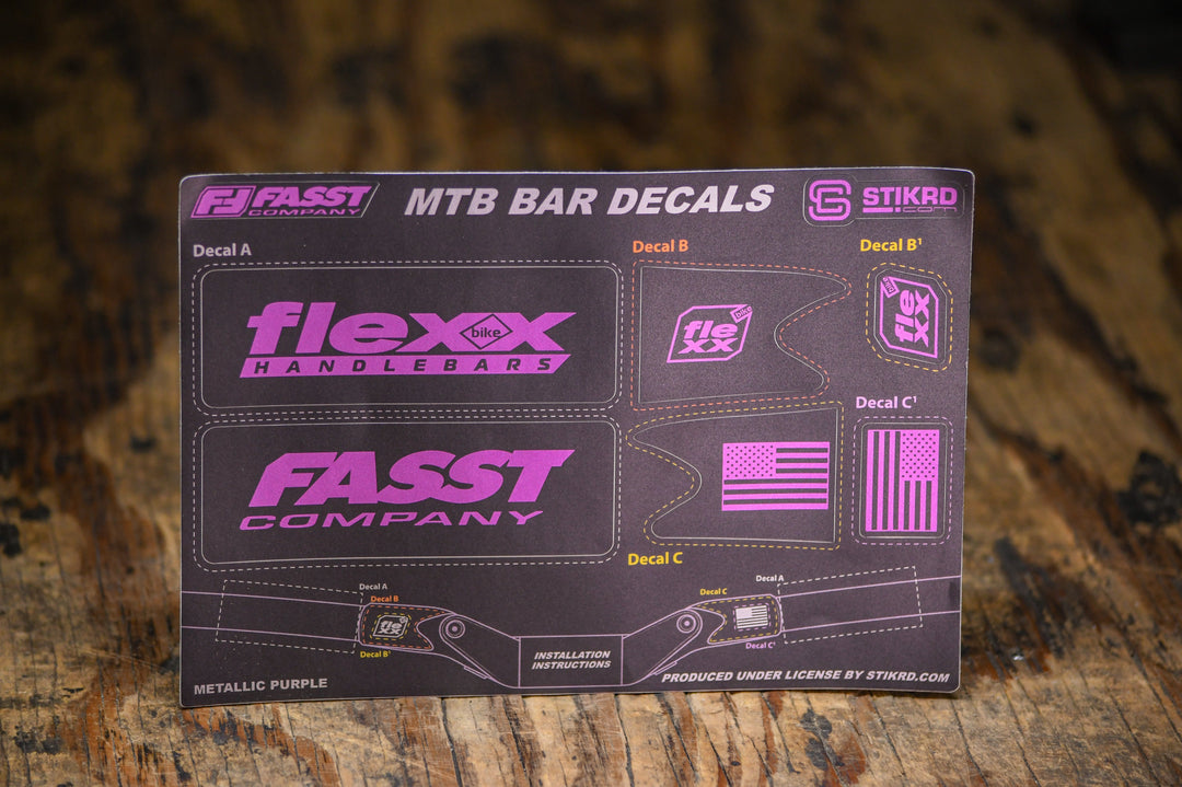 Flexx MTB Handlebar Graphics – Fasst Company