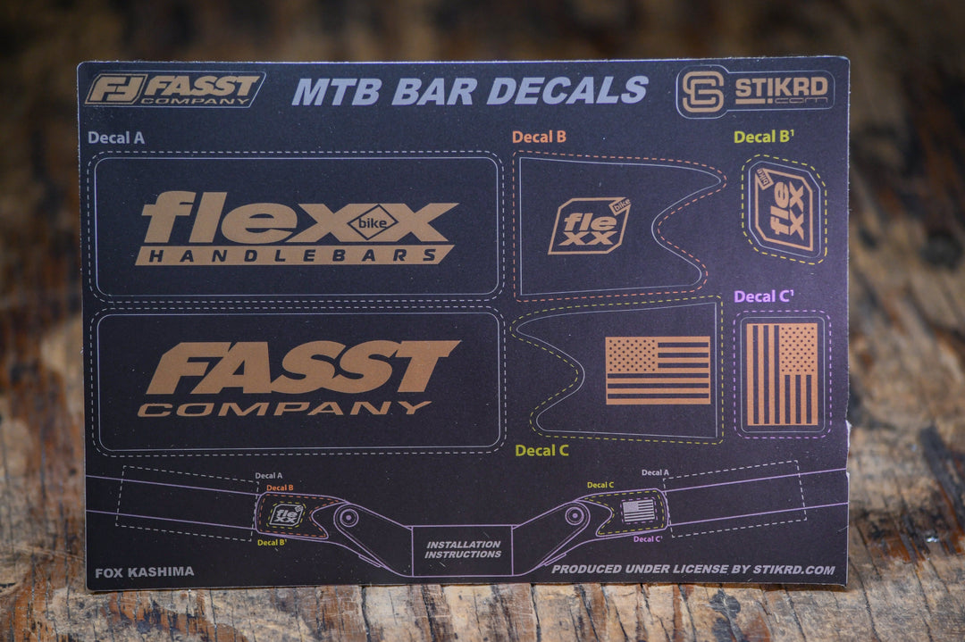 Flexx MTB Handlebar Graphics – Fasst Company